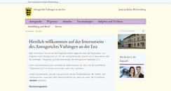 Desktop Screenshot of amtsgericht-vaihingen.de